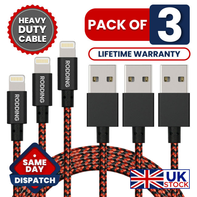 For iPhone XR X 8 7 6 iPhone 11 Data Cable USB Charger Lightning Sync Charging