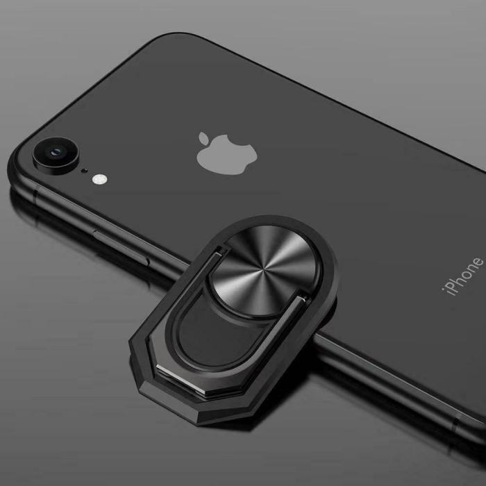 Universal 360 Finger Ring Cell Phone Holder Stand Car Magnetic Metal Plate Slim