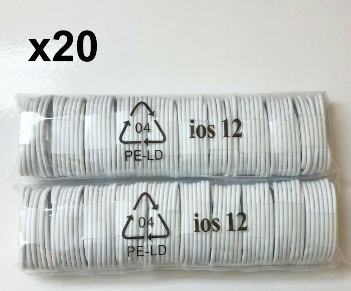 100 x Wholesale Lot 3ft Usb Charger Cord Cable For Iphone 6 6s 5 7 8 8Plus X MAX