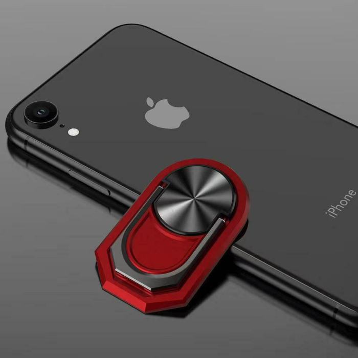 Universal 360 Finger Ring Cell Phone Holder Stand Car Magnetic Metal Plate Slim