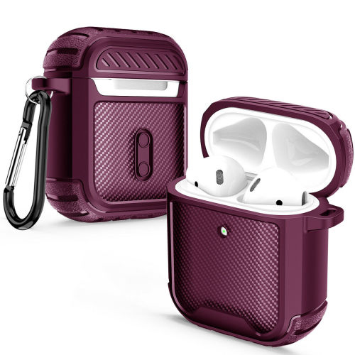 For Apple AirPods Pro Case Carbon Fiber TPU Shockproof Charging Slim Cover Skin