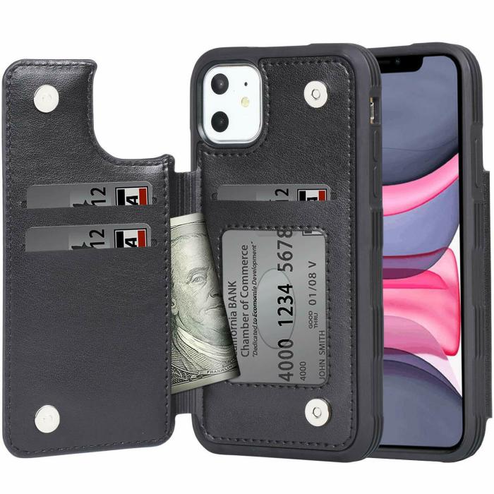 Leather Flip Wallet Card Holder Case Cover For Apple iPhone 11 Pro Max 8 7 Plus
