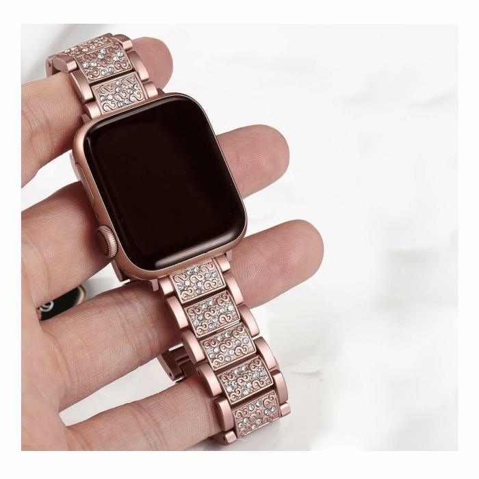 Bling Crystal Diamond Rhinestone Band Wrist Watch Strap For Apple Watch iwatch