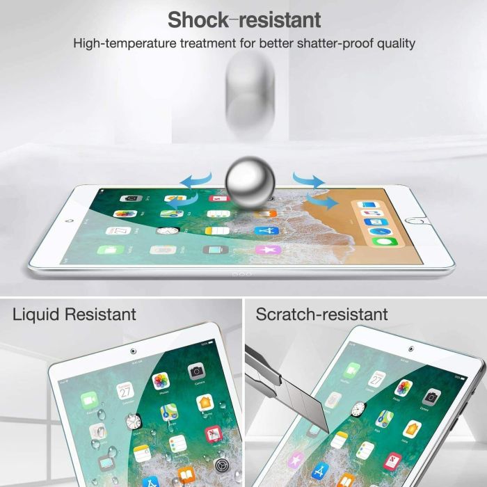 [2-Pack] Tempered GLASS Screen Protector for Apple iPad 8th Generation 2020 10.2