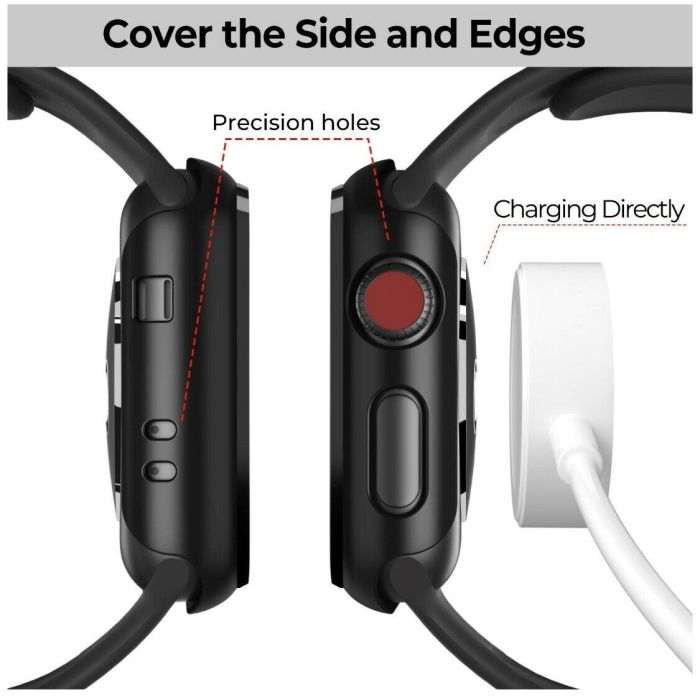iWatch Apple Watch Series 4 3 2 1 Hybrid Protective Case Full Cover With Screen