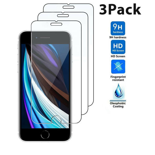 ✔ Real Tempered Glass Screen Protector Premium New For iPhone SE 2020 4.7 inch