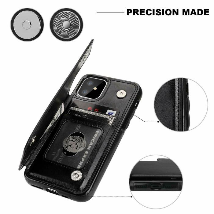 Leather Flip Wallet Card Holder Case Cover For Apple iPhone 11 Pro Max 8 7 Plus