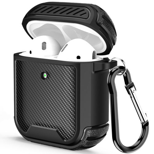 For Apple AirPods Pro Case Carbon Fiber TPU Shockproof Charging Slim Cover Skin