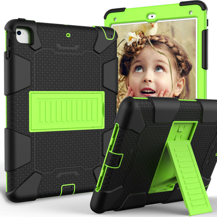 For iPad 6th Gen Air 1 2 Pro 9.7  Shockproof Heavy Duty Hard Case Stand Cover