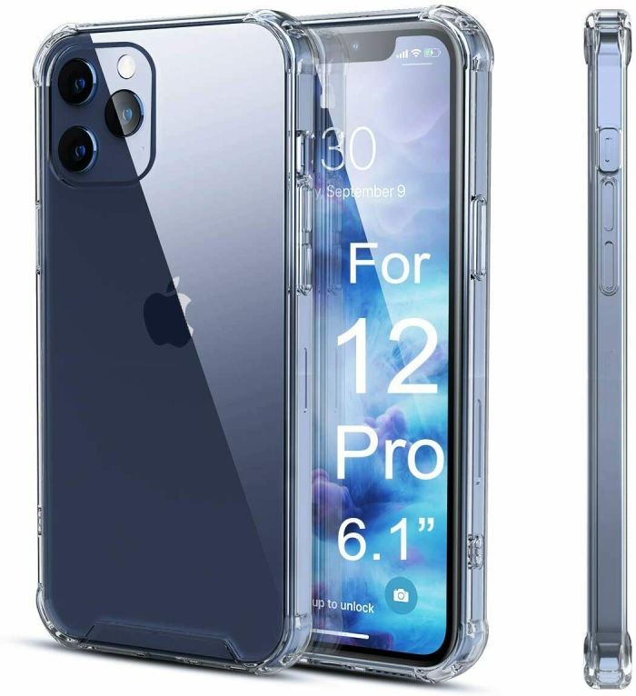 For Apple iPhone 12 Mini 12 Pro Max Hard Case Shock Proof TPU Clear Slim Cover