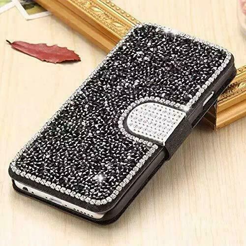 Fr Samsung Galaxy S8 / S8 Plus +  Glitter Bling Shinny Wallet Card Case Cover