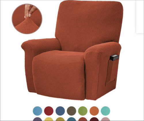 Stretch Recliner Chair Slipcover Durable Soft High Jacquard Sofa Furniture Cover