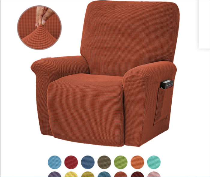 Stretch Recliner Chair Slipcover Durable Soft High Jacquard Sofa Furniture Cover