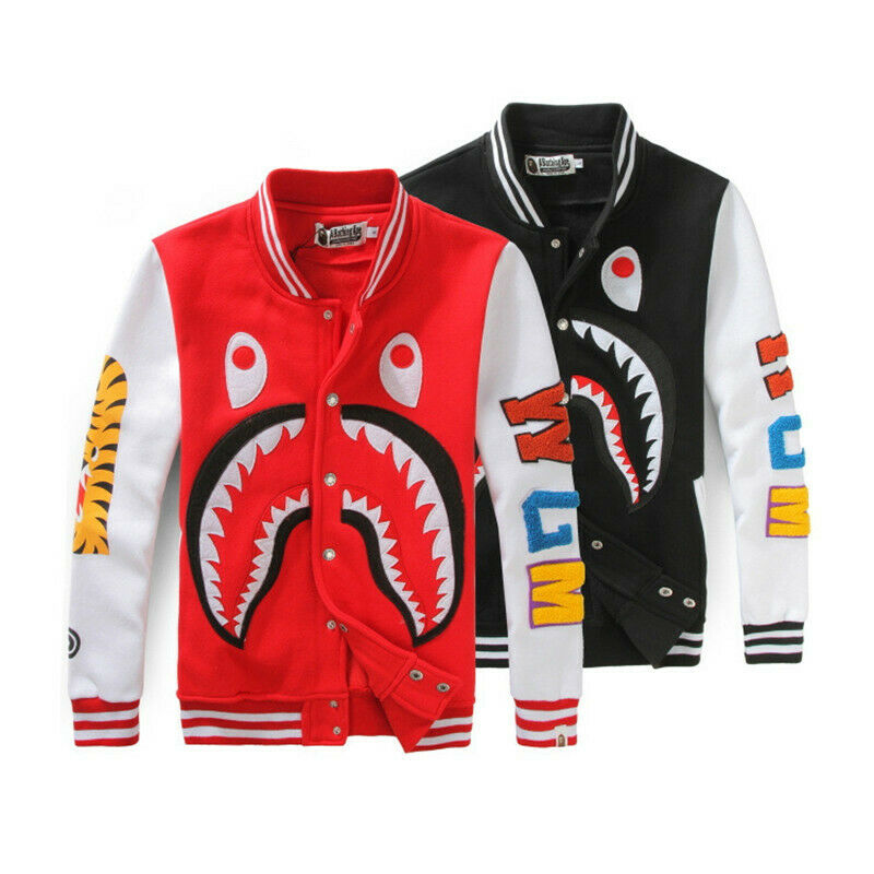 激レア A BATHING APE BAPE BASEBALL JACKET