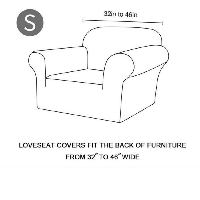 Jacquard Stretch Sofa Covers Slipcovers Settee Furniture Covers / Cushion Cover