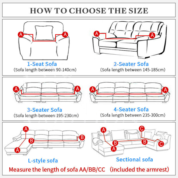 Hot Elastic Sofa Cover For Living Room Spandex Sofa Couch Furniture Protector