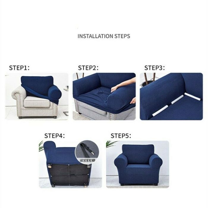 Jacquard Stretch Sofa Covers Slipcovers Settee Furniture Covers / Cushion Cover