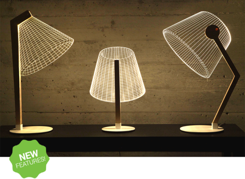 3D Table Lamp LED Night Light Office Home Bedside Lighting Desk Lamp New