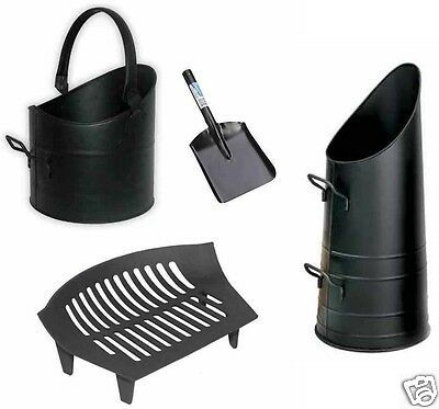 Coal Hod Scuttle Bucket For Fireplace With Handle Shovel Fireside 10  Chiltern