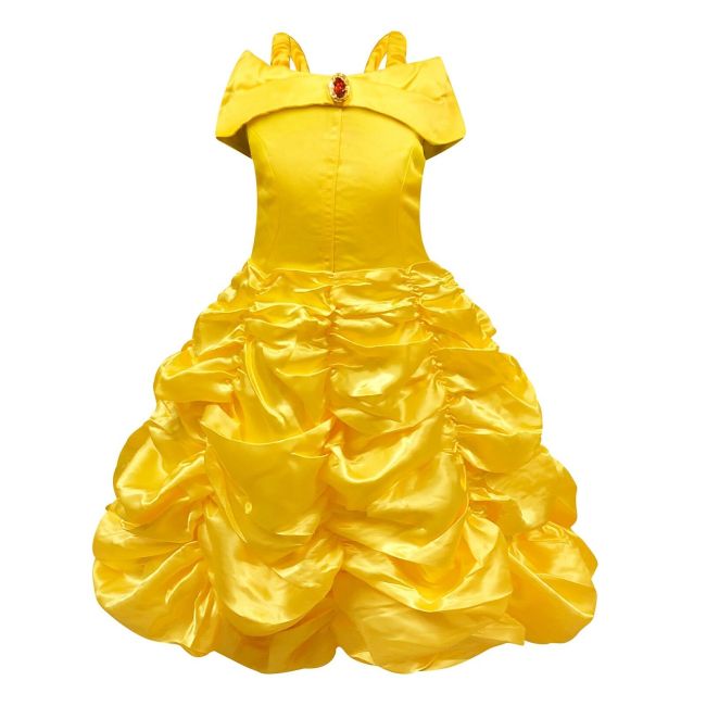 Princess Belle Costume Dress for Kids Girls Halloween Cosplay Fancy Party dress