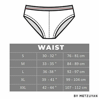 Mens Striped Briefs Pants Slips Underpants Cotton Breathable Underwear 6-Pack