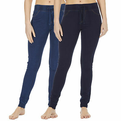 Women's Ladies Pull on Skinny Jegging Jean Leggings Stretchy Tie Waist Joggers