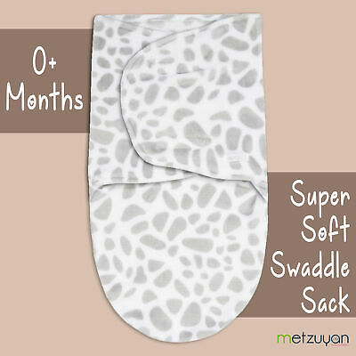Baby Boys & Girls Swaddle Bag Sack Wrap Giraffe Print Blanket 0-6 Months Newborn