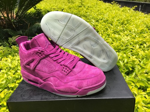 KAWS x Air Jordan 4 “purple” Women Shoes