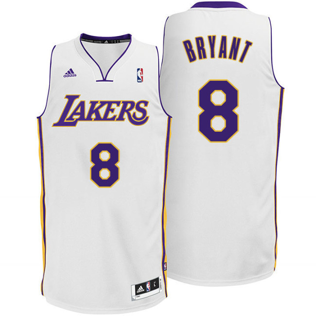 Lakers Kobe Bryant Sunday White Jersey