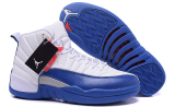 2016 Air Jordan 12 Retro “French Blue” White/French Blue-Metallic Silver-Varsity Red