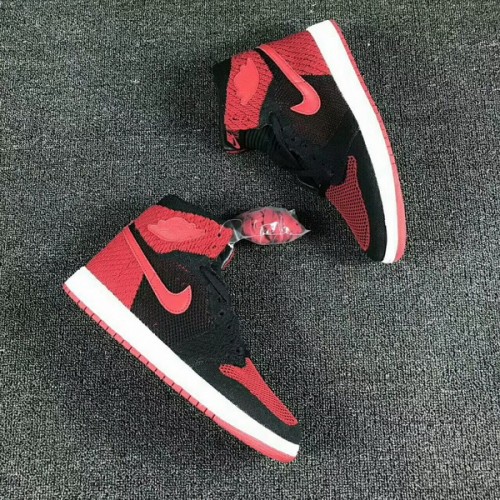 Authentic Air Jordan 1 Flyknit Bred