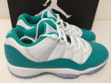 Authentic Air Jordan 11 Retro Low GS “Aqua”