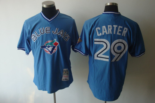Toronto Blue Jays 29 Carter Blue Jerseys