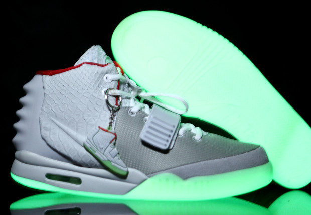 Air Yeezy 2 II NRG Wolf Grey/Pure Platinum men shoes