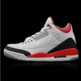 Authentic Air Jordan 3 Fire  Red 02