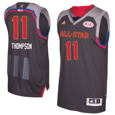 2017 NBA All-Star 11 Klay Thompson Charcoal Jersey
