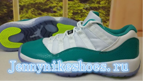 Authentic Air Jordan 11 Retro Low GS “Aqua”