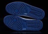 Authentic Air Jordan 1 Retro Low True Blue & Cement Grey