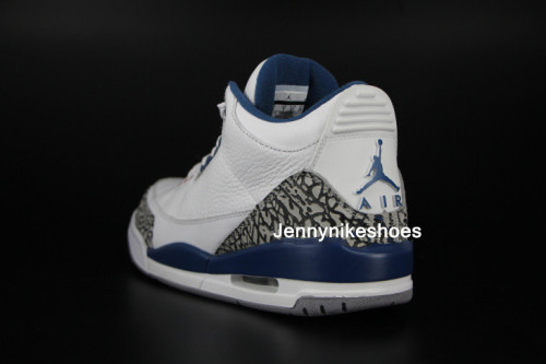 Authentic Air Jordan III True Blue 06