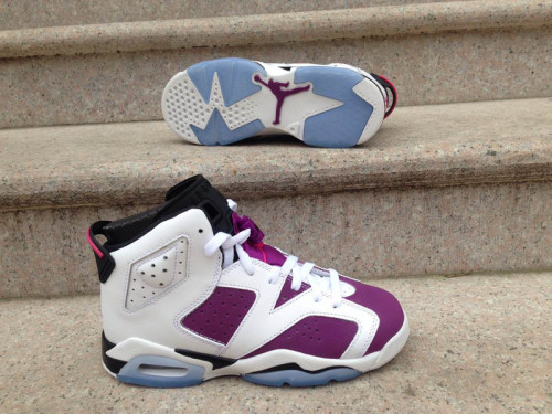 Authentic Air Jordan 6 GS “Bright Grape”