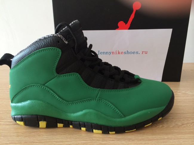 Custom Made Air Jordan 10 Oregon Duck