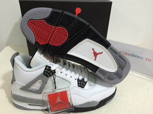 Super Max Perfect Jordan 4 White Cement