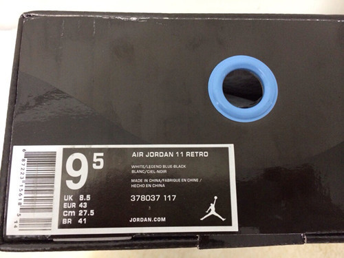 Authentic Air Jordan 11 Columbia