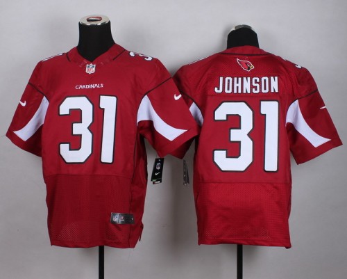 Elite Arizona Cardinals 31 Johnson Red Jersey