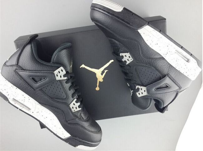 Authentic Air Jordan 4 GS Oreo
