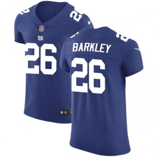 Nike New York Giants 26 Saquon Barkley Men Elite Royal Team Color Vapor Untouchable Jersey