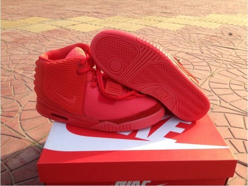 Super Max Perfect Air Yeezy 2 Women “Red October” ( LACELOCK with II)