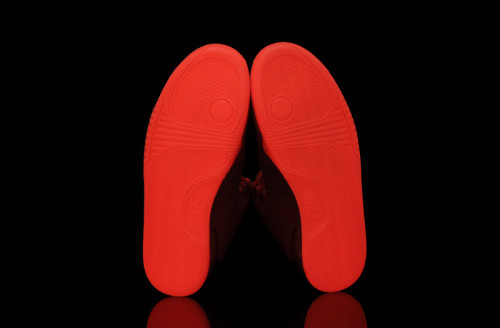 Air Yeezy II  Super perfect dark red toe Men Shoes 001
