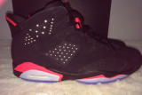 Authentic Air Jordan 6 “Black Infrared” 2014