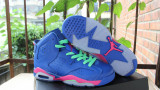 Super Max Perfect Jordan 6 Women Valentines Diamond blue